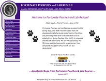 Tablet Screenshot of fortunatelabrescue.org